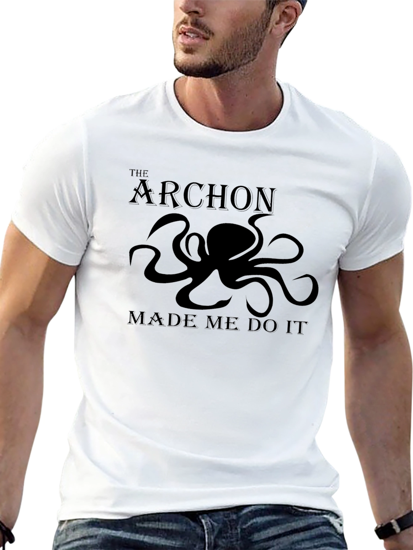 Black The Archon Made Me Do It Graphic Tee view 13