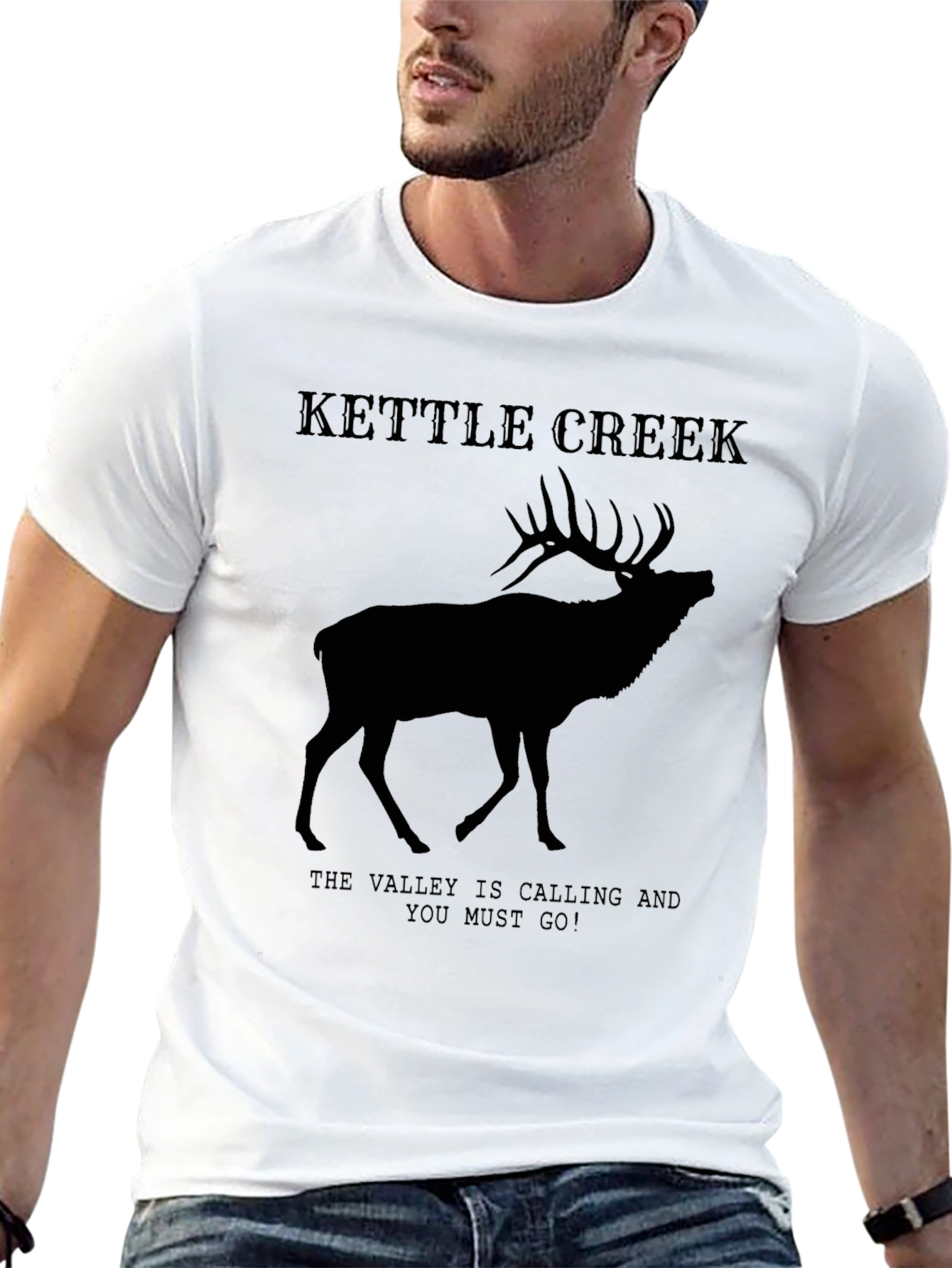 Black Kettle Creek Elk Graphic T-Shirt view 13