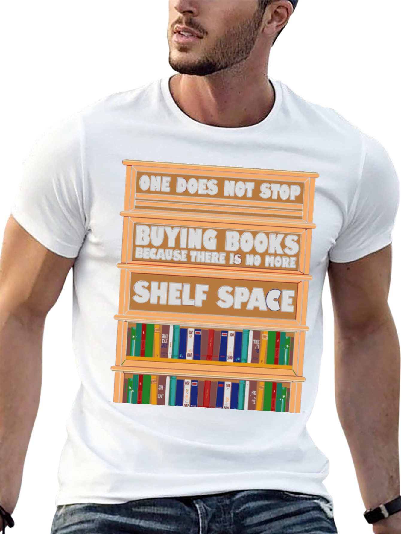 Black Book Lover T-Shirt: One Does Not Stop Buying view 13