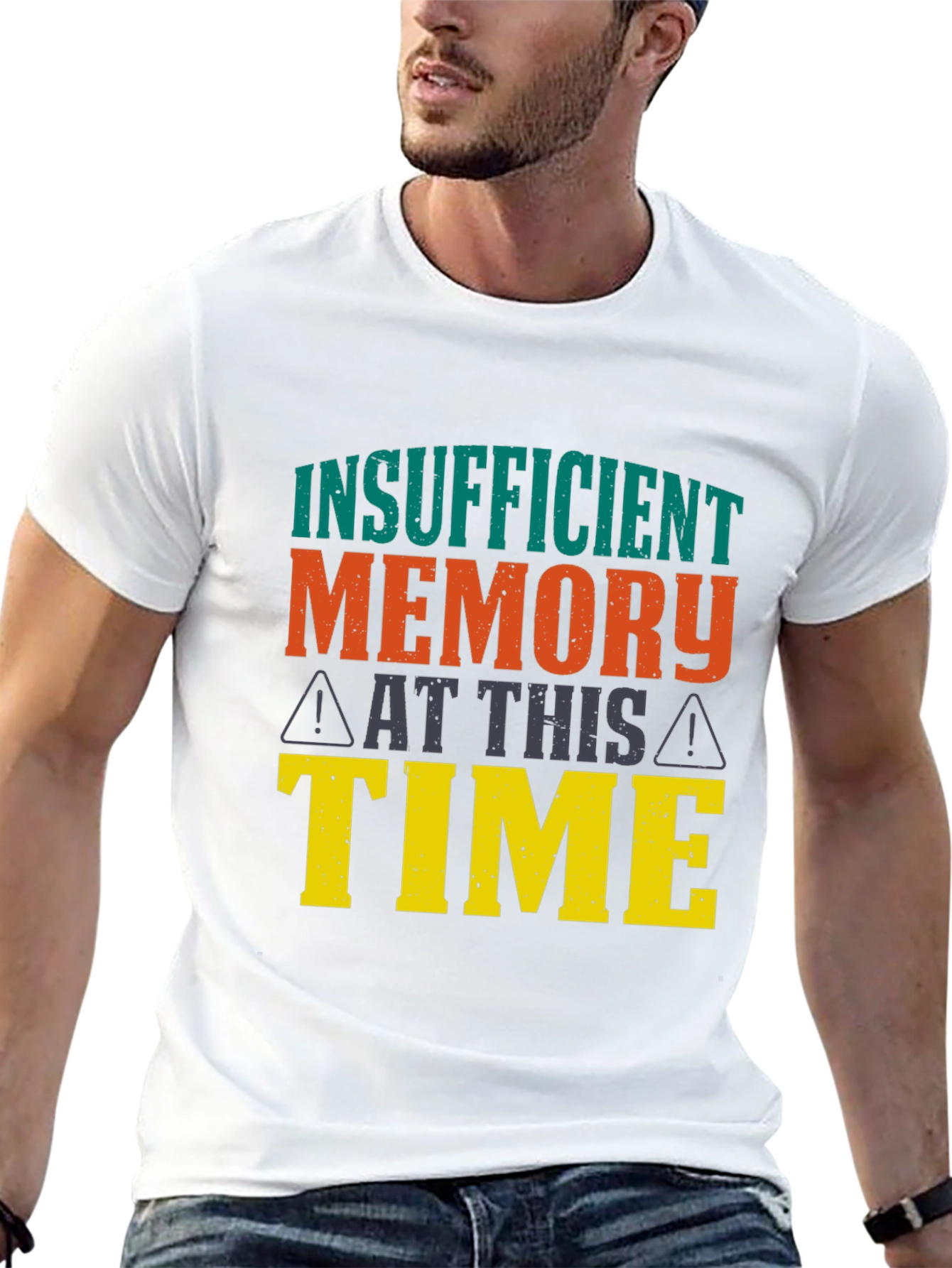 Black Insufficient Memory T-Shirt view 13