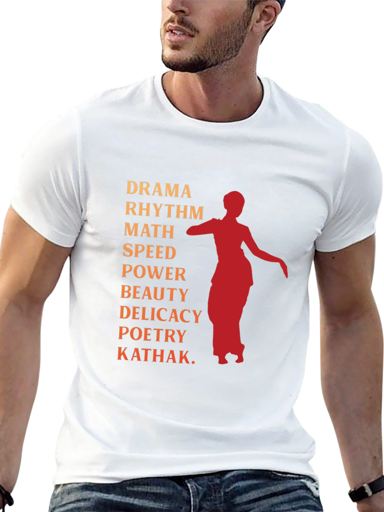 Black Drama Kathak Graphic Tee view 13