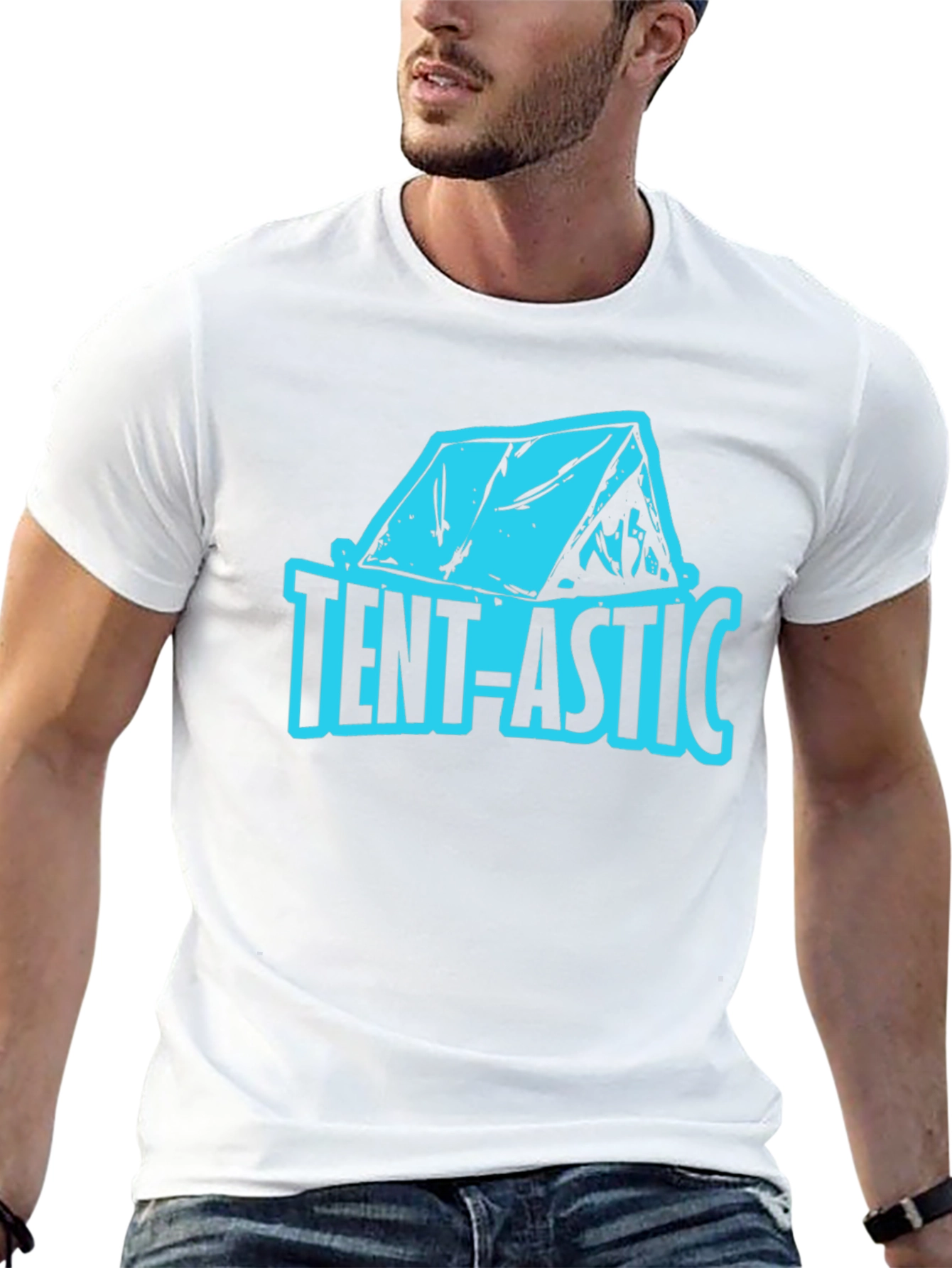 Black Tent-astic Graphic Tee - Camping Adventure Shirt view 13