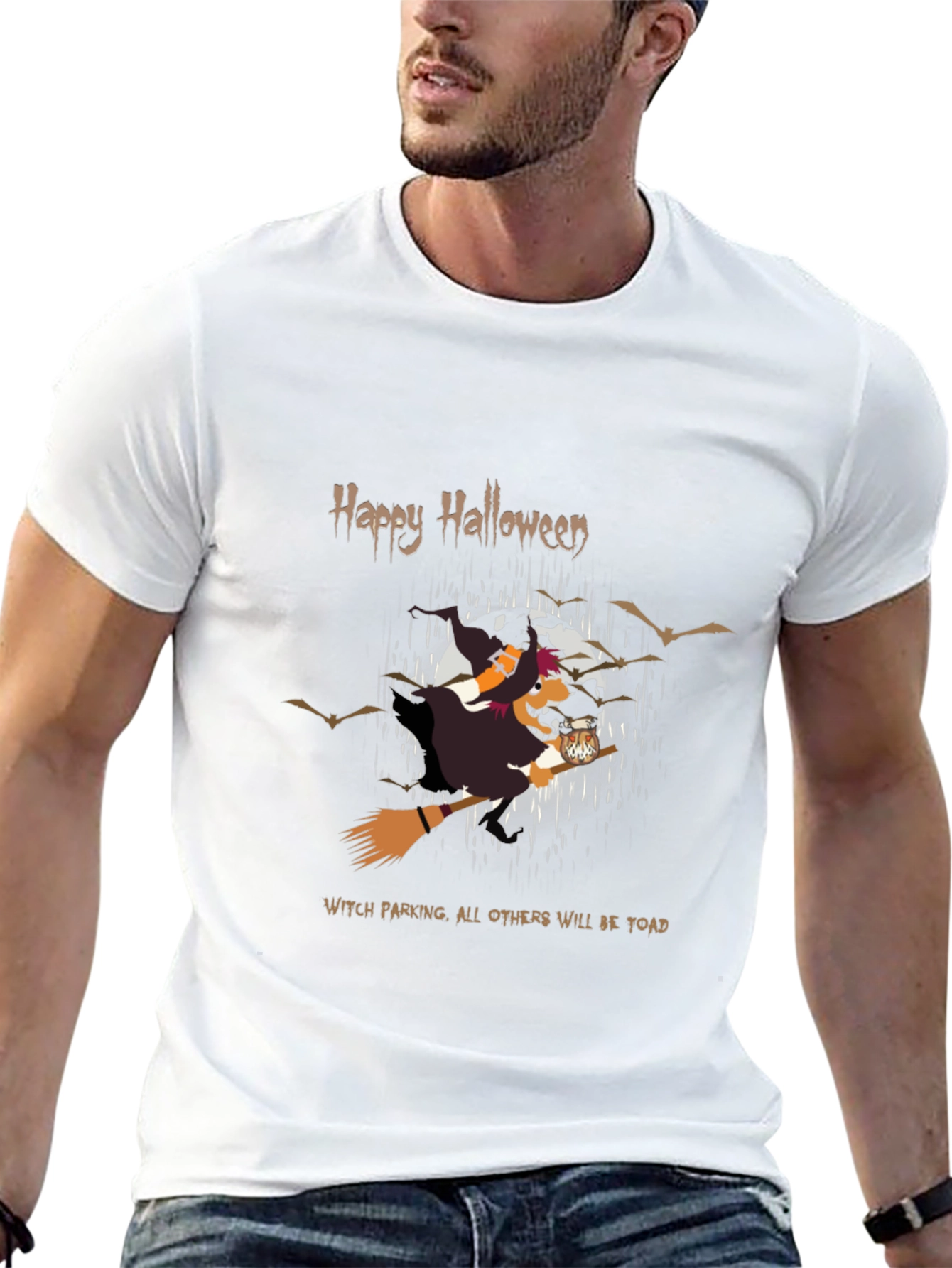 Happy Halloween Witch Parking T-Shirt - 13