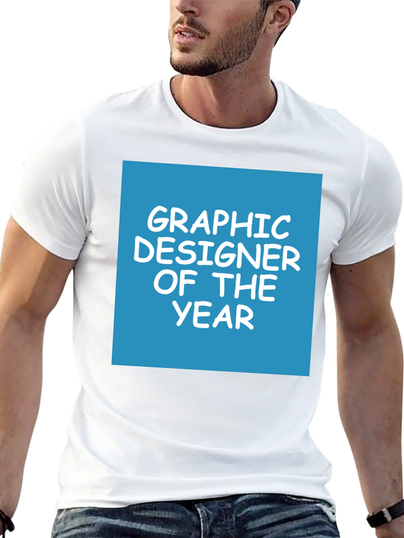 Graphic Designer of the Year Tee - Black Cotton Blend - 13