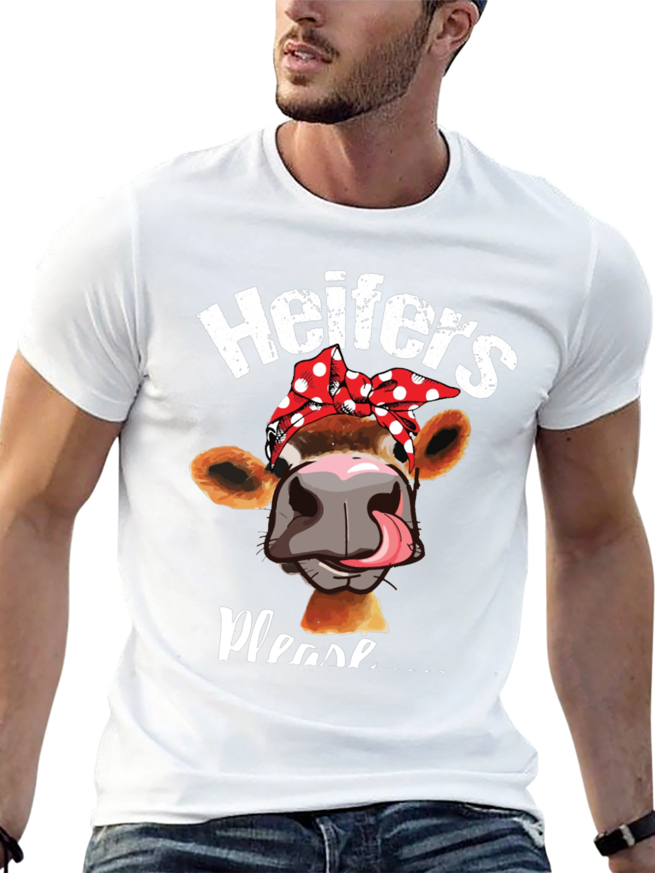 Black Heifers Please Graphic Tee view 13