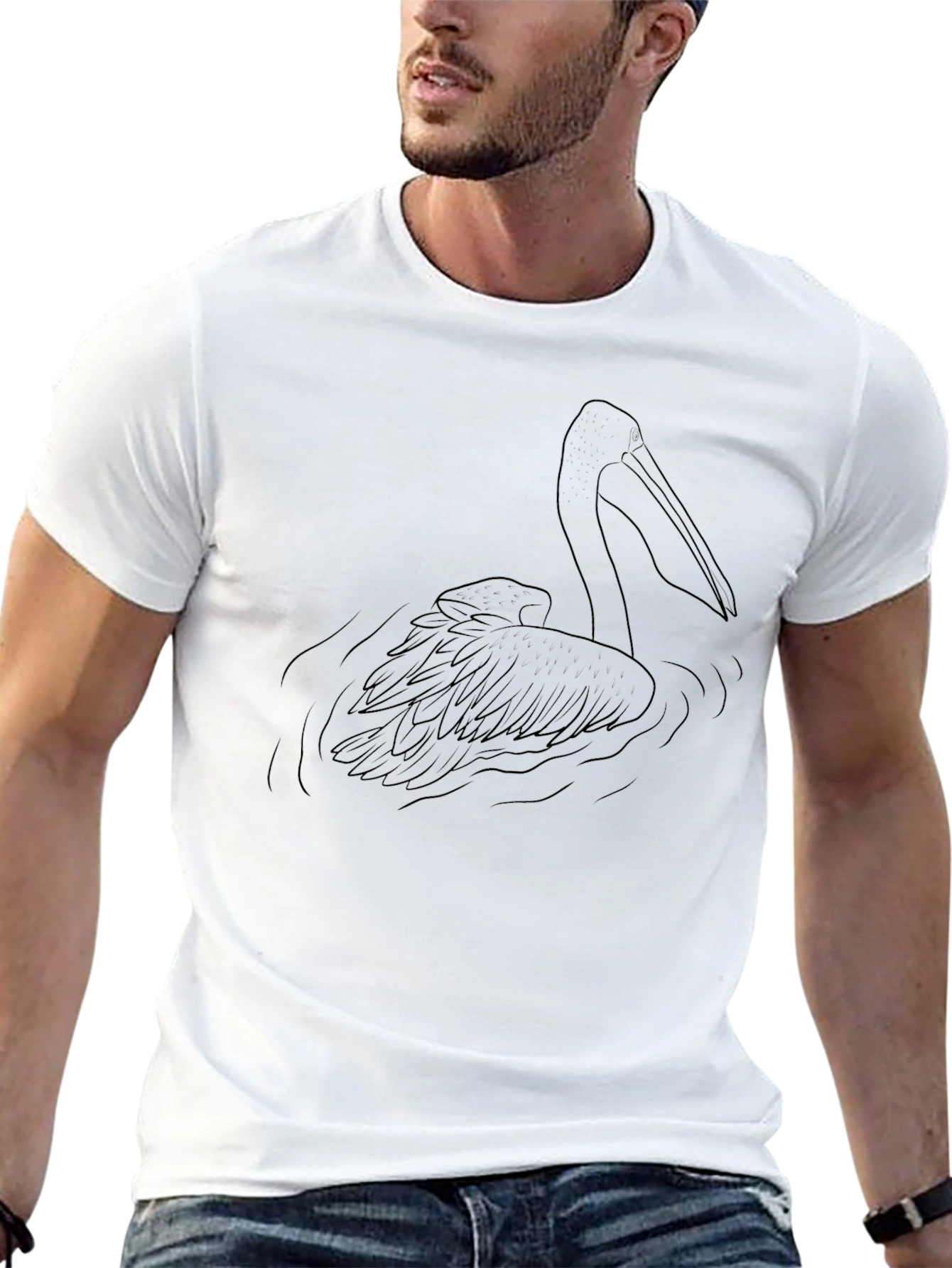 Black Pelican Graphic T-Shirt view 13