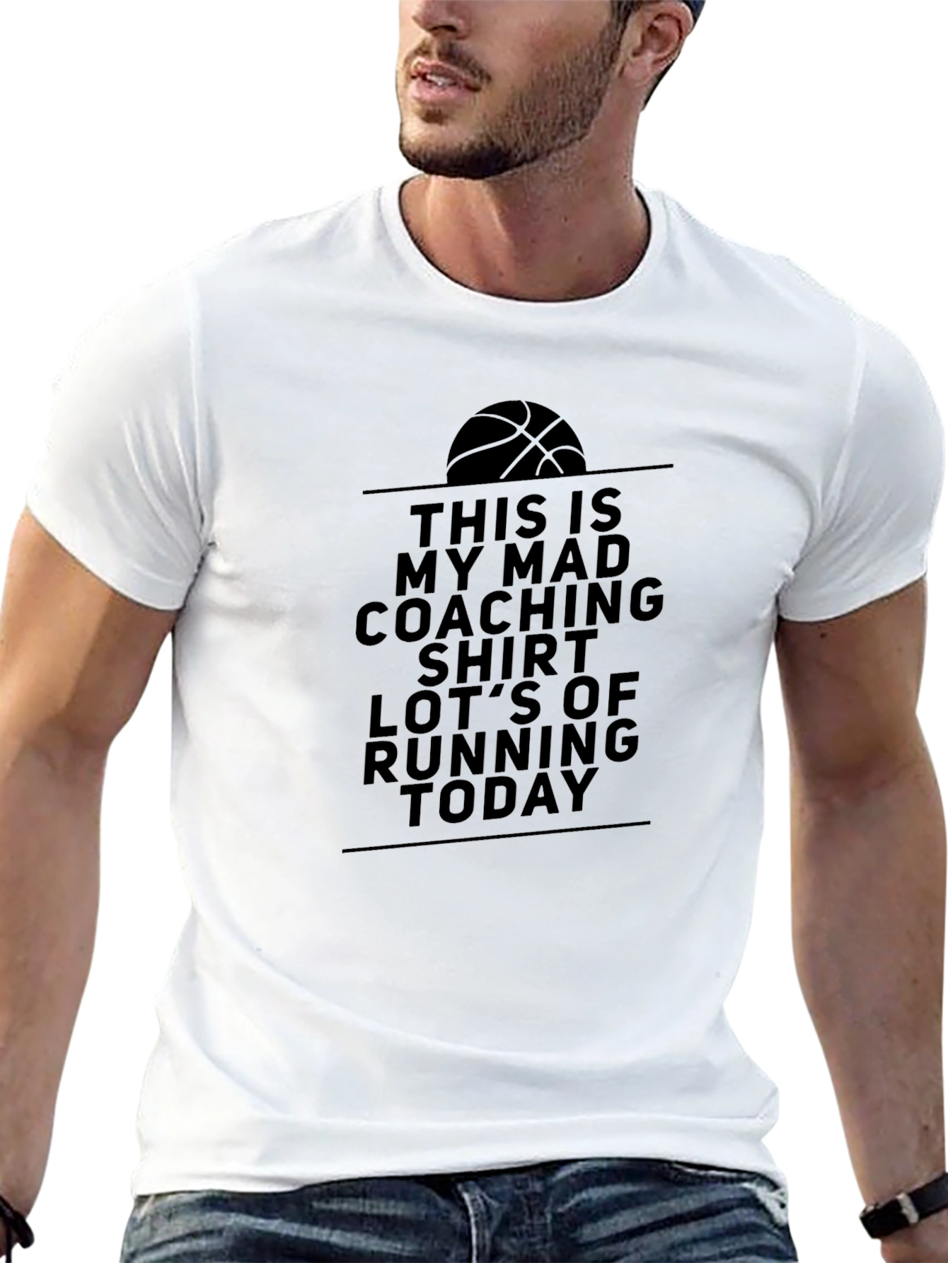 Black Mad Coaching T-Shirt - Lots of Running Today view 13