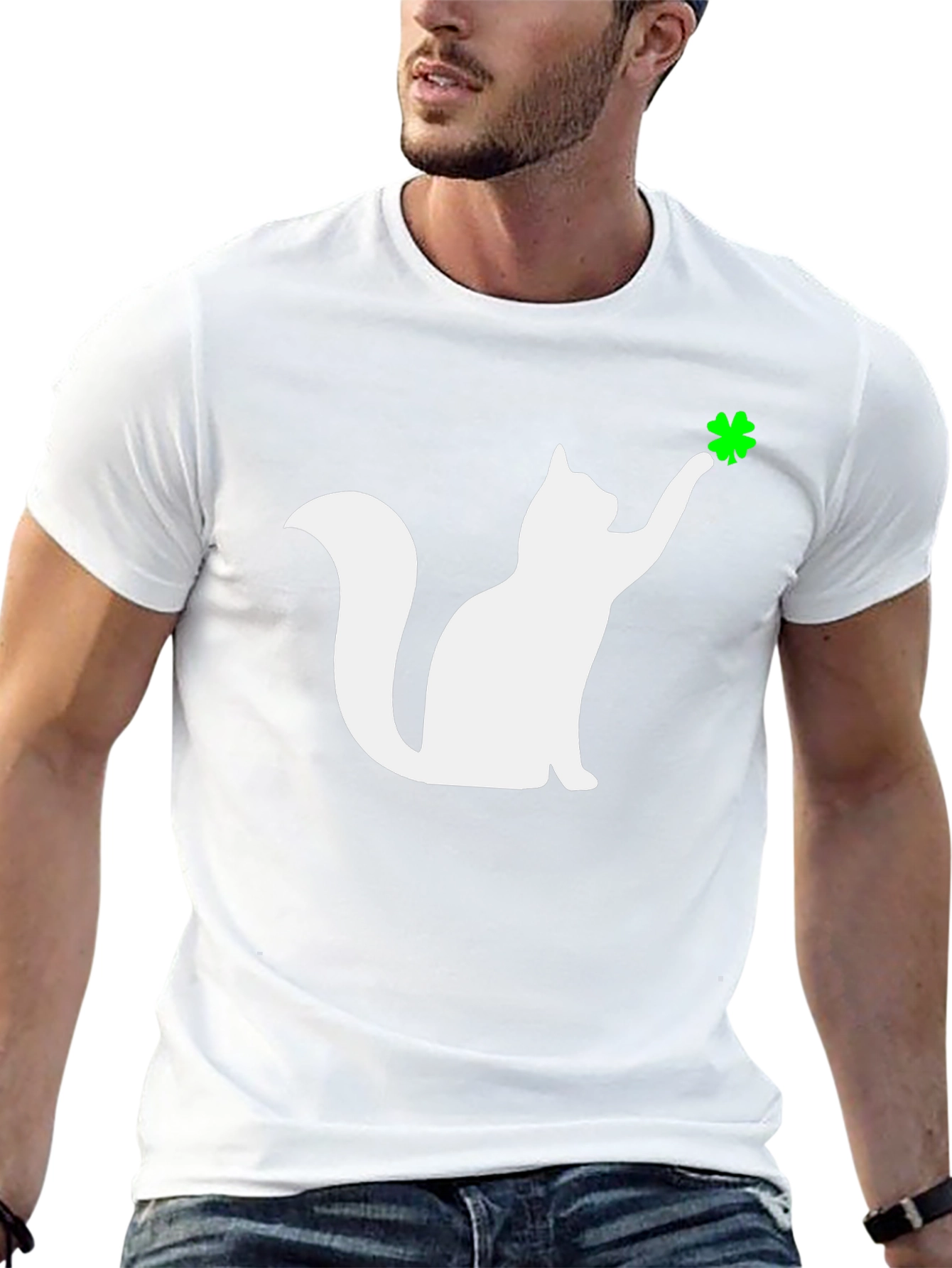 Lucky Cat Black T-Shirt - 13