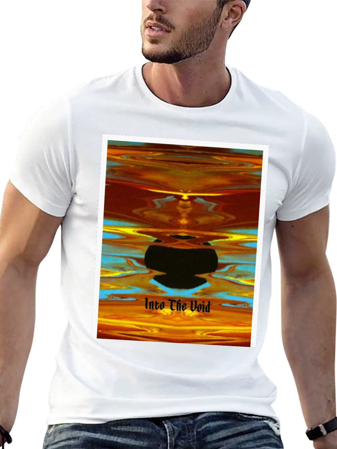 Black Into The Void Graphic Tee view 13