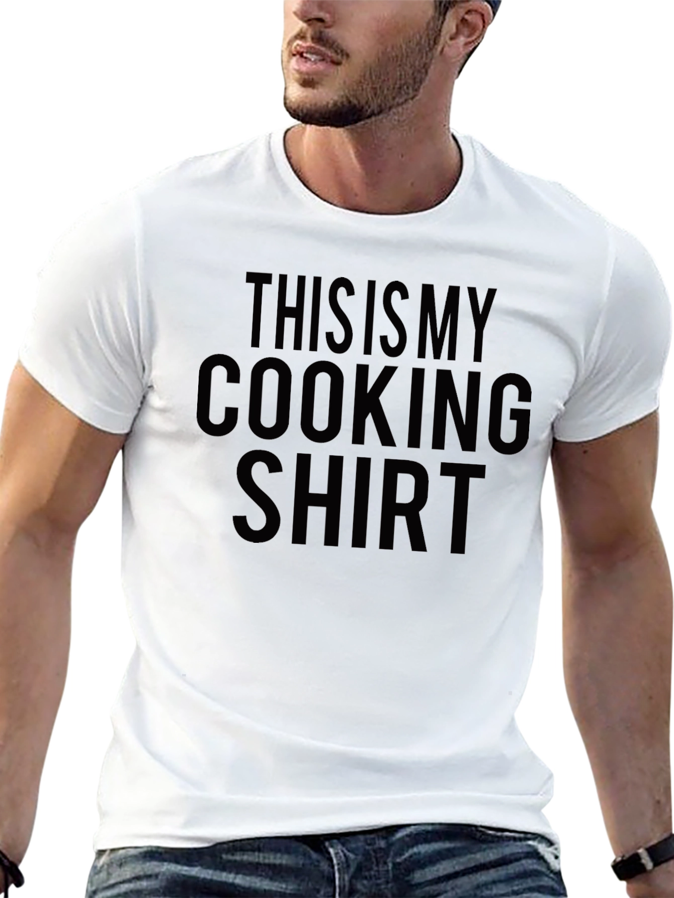 Black This Is My Cooking Shirt - Funny Chef T-Shirt view 13
