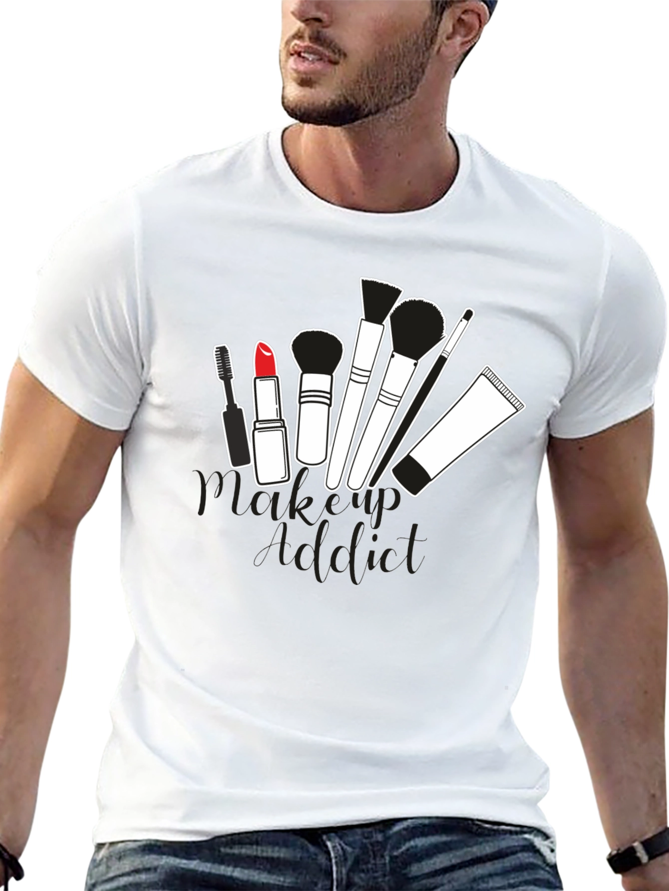 Makeup Addict Black T-Shirt - 13