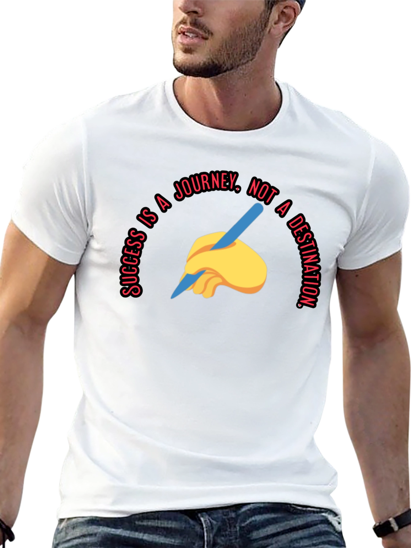 Black Success is a Journey T-Shirt view 13