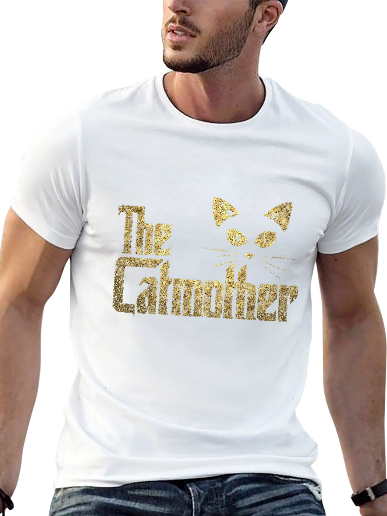 Black The Catmother T-Shirt view 13