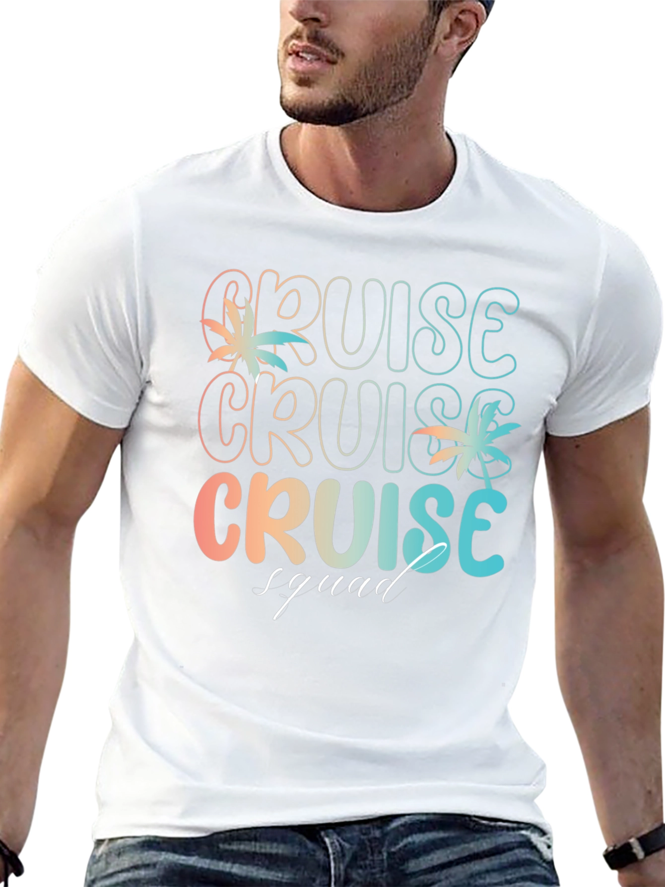 Black Cruise Squad Graphic T-Shirt - Vacation Ready view 13