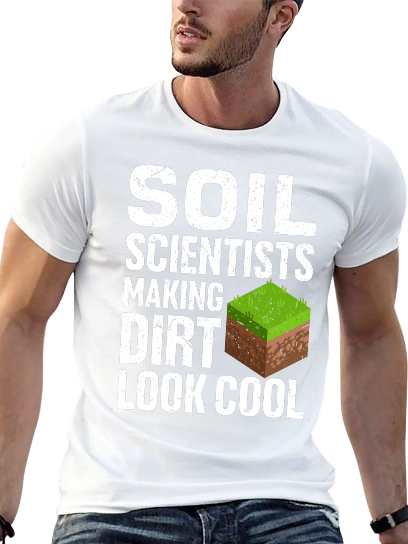 Black Soil Scientists Making Dirt Look Cool T-Shirt view 13