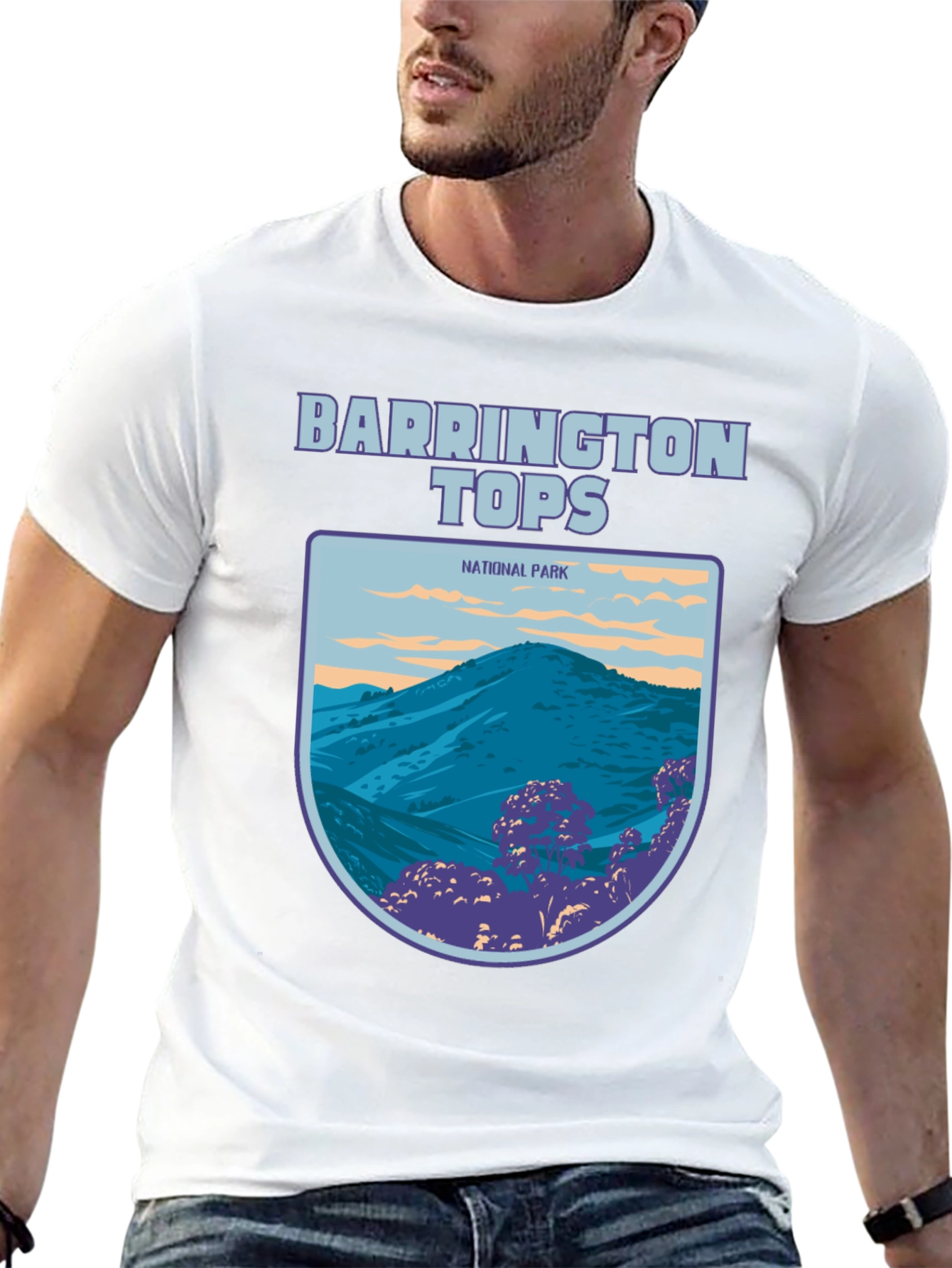 Black Barrington Tops National Park Graphic Tee view 13