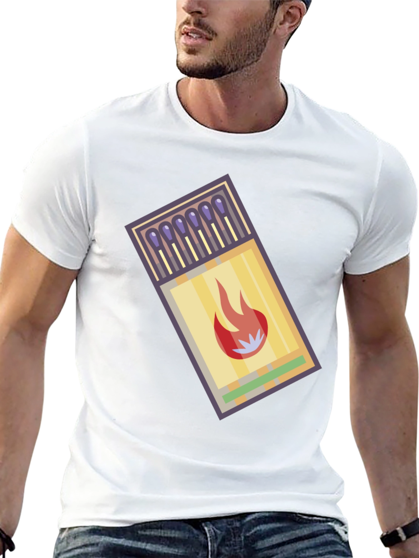 Black Matchbox Graphic T-Shirt - Ignite Your Style view 13