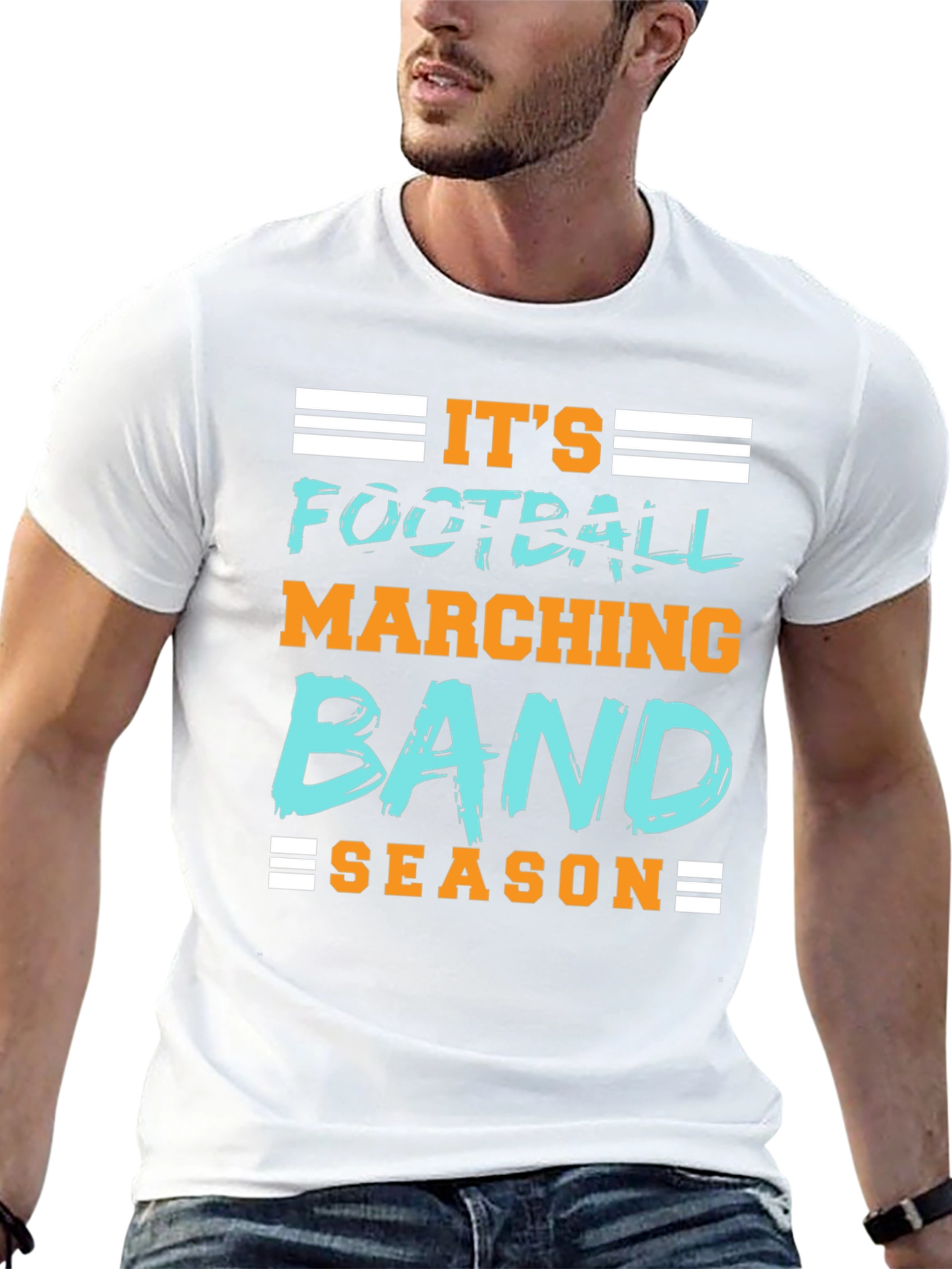 It's Football Marching Band Season Graphic Tee - 13