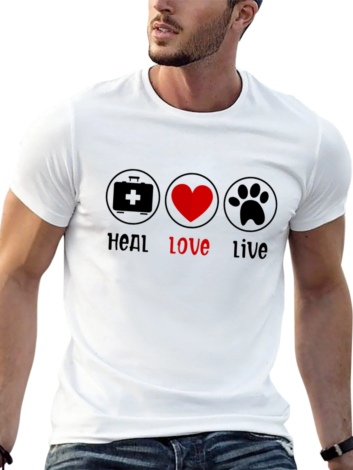 Heal Love Live Vet T-Shirt - 13