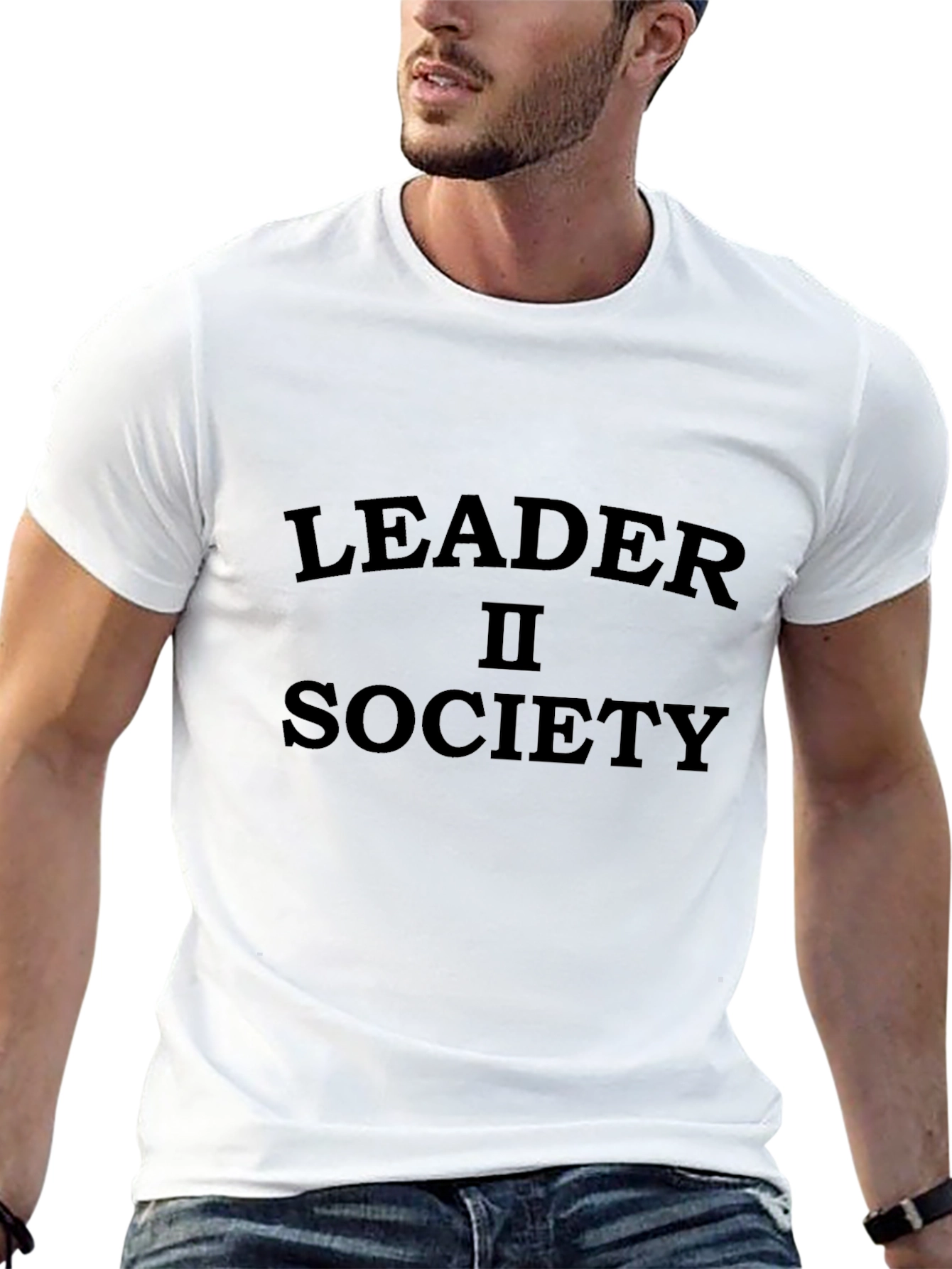 Black Leader II Society Black T-Shirt view 13