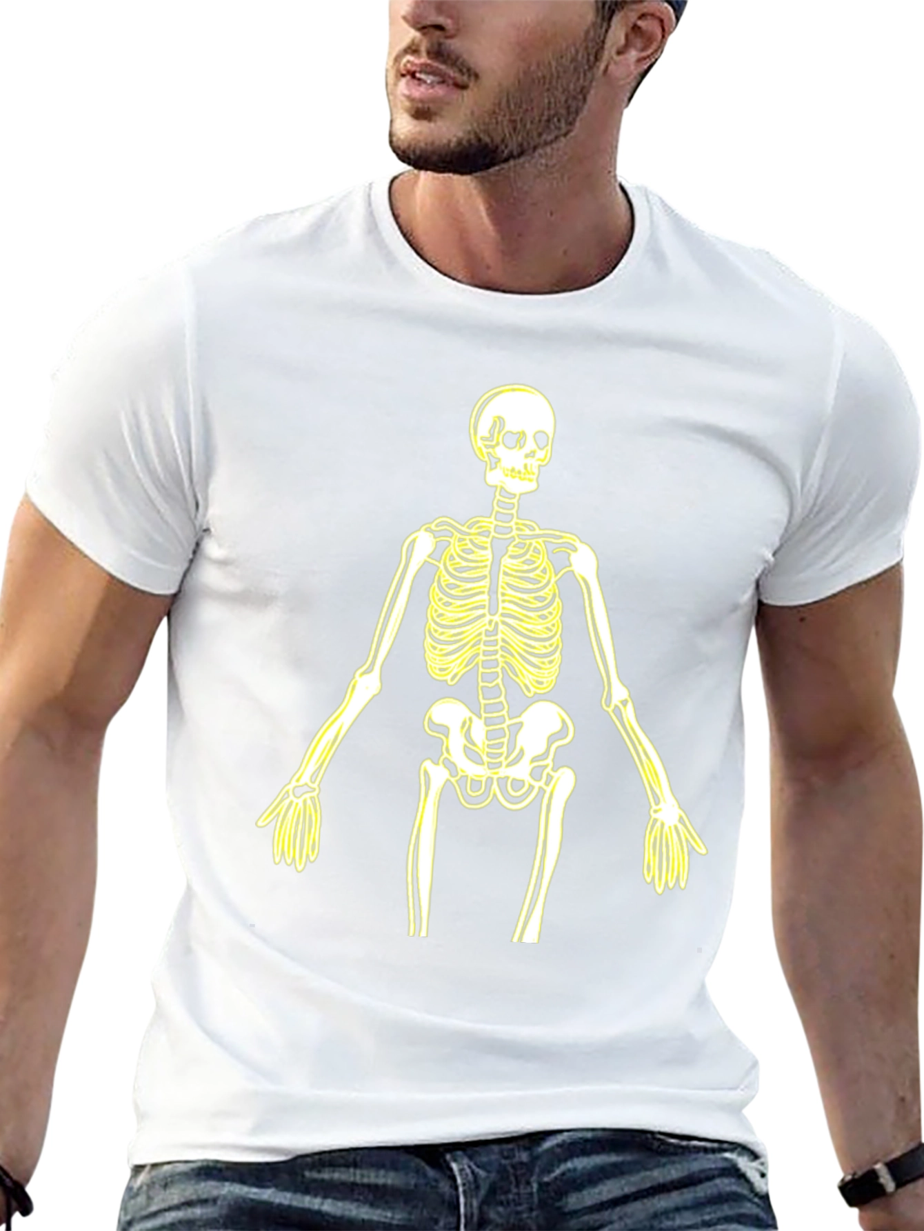 Skeleton Graphic Tee - Halloween Style - 13