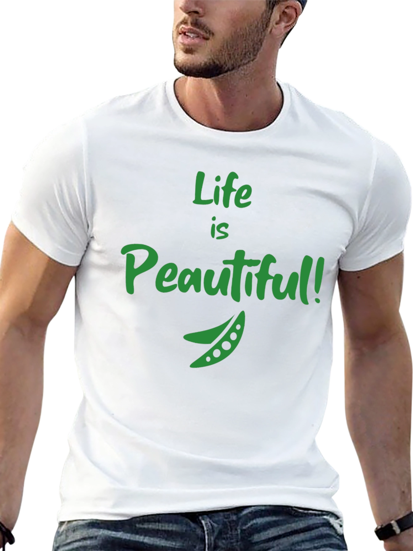 Black Life is Peautiful T-Shirt - Funny Vegan Tee view 13