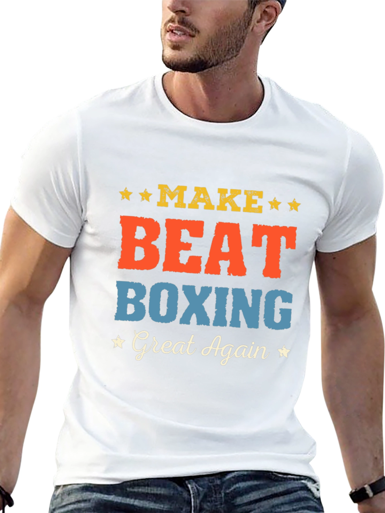 Black Make Boxing Great Again T-Shirt view 13