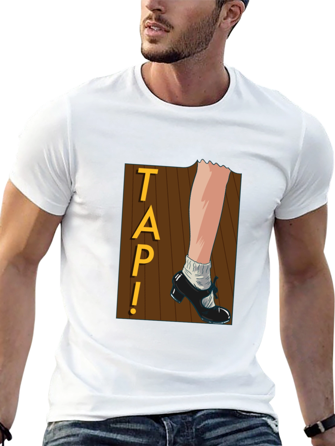 Black Tap Dance Graphic Tee - Rhythm & Style! view 13