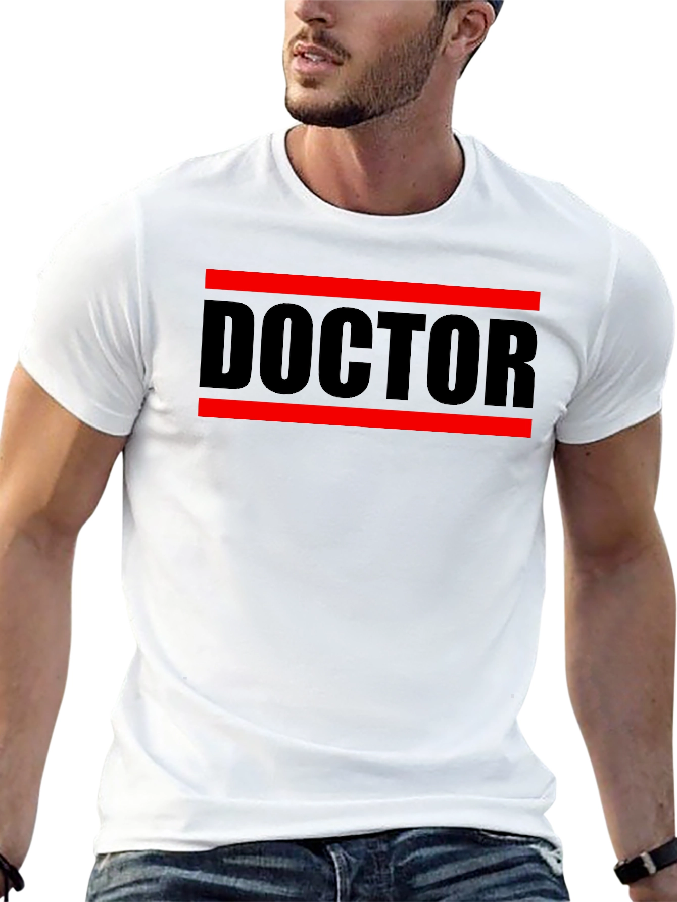 Black Doctor Graphic Tee - Bold Statement T-Shirt view 13