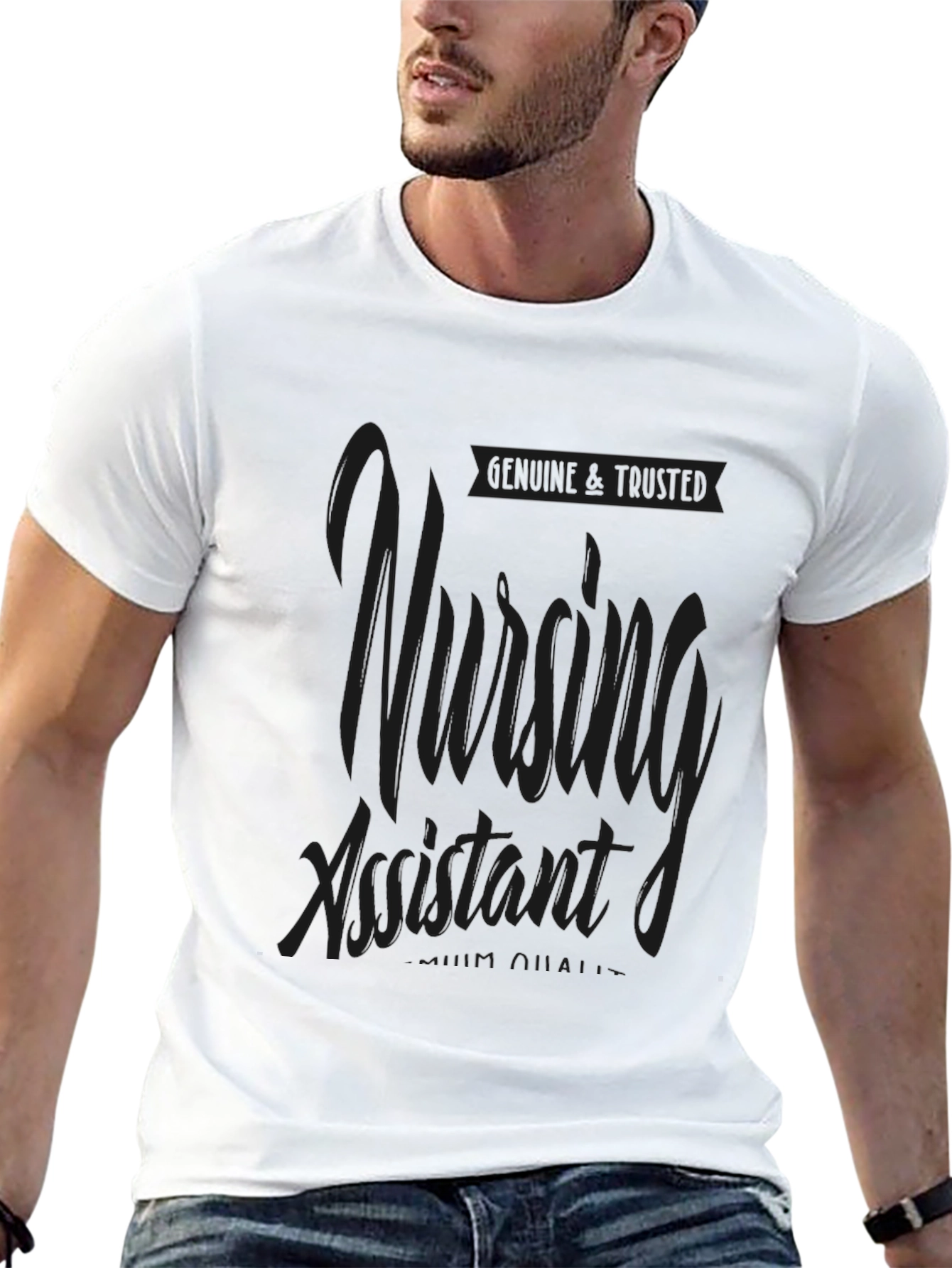 Black Nursing Assistant T-Shirt - Genuine & Trusted Quality Design view 13