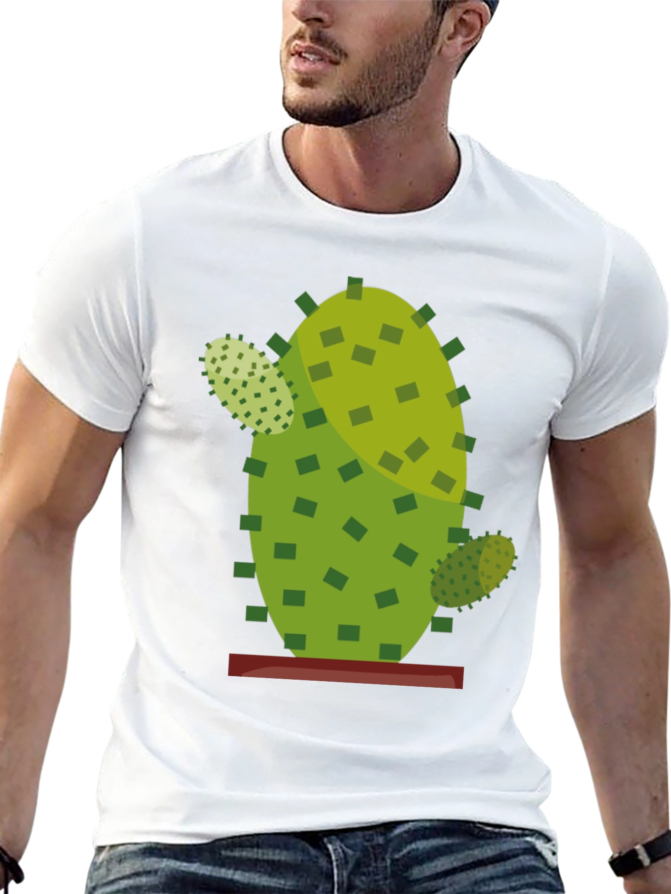 Black Cactus Graphic T-Shirt view 13