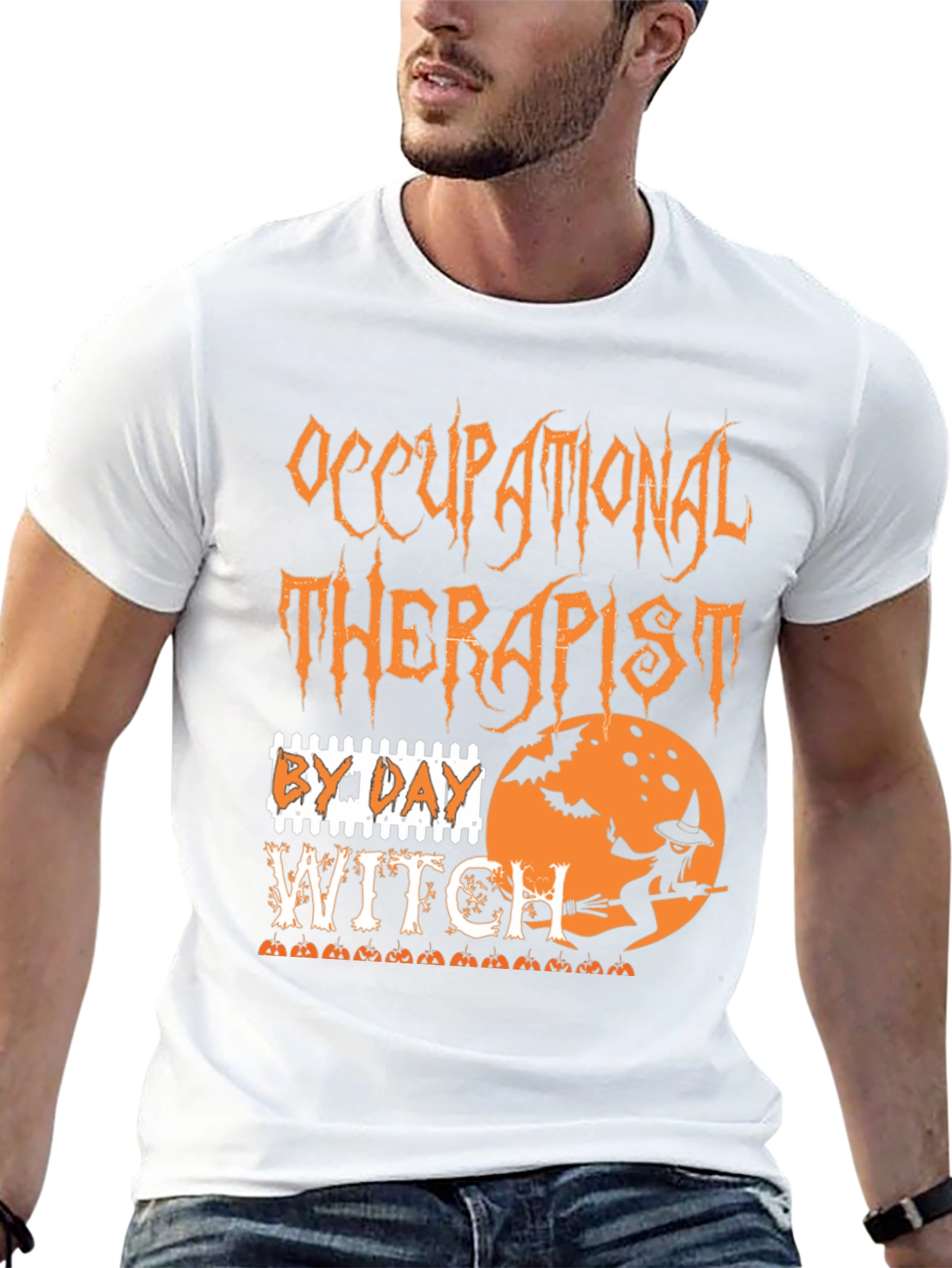 Occupational Therapist By Day Witch Halloween T-Shirt - 13