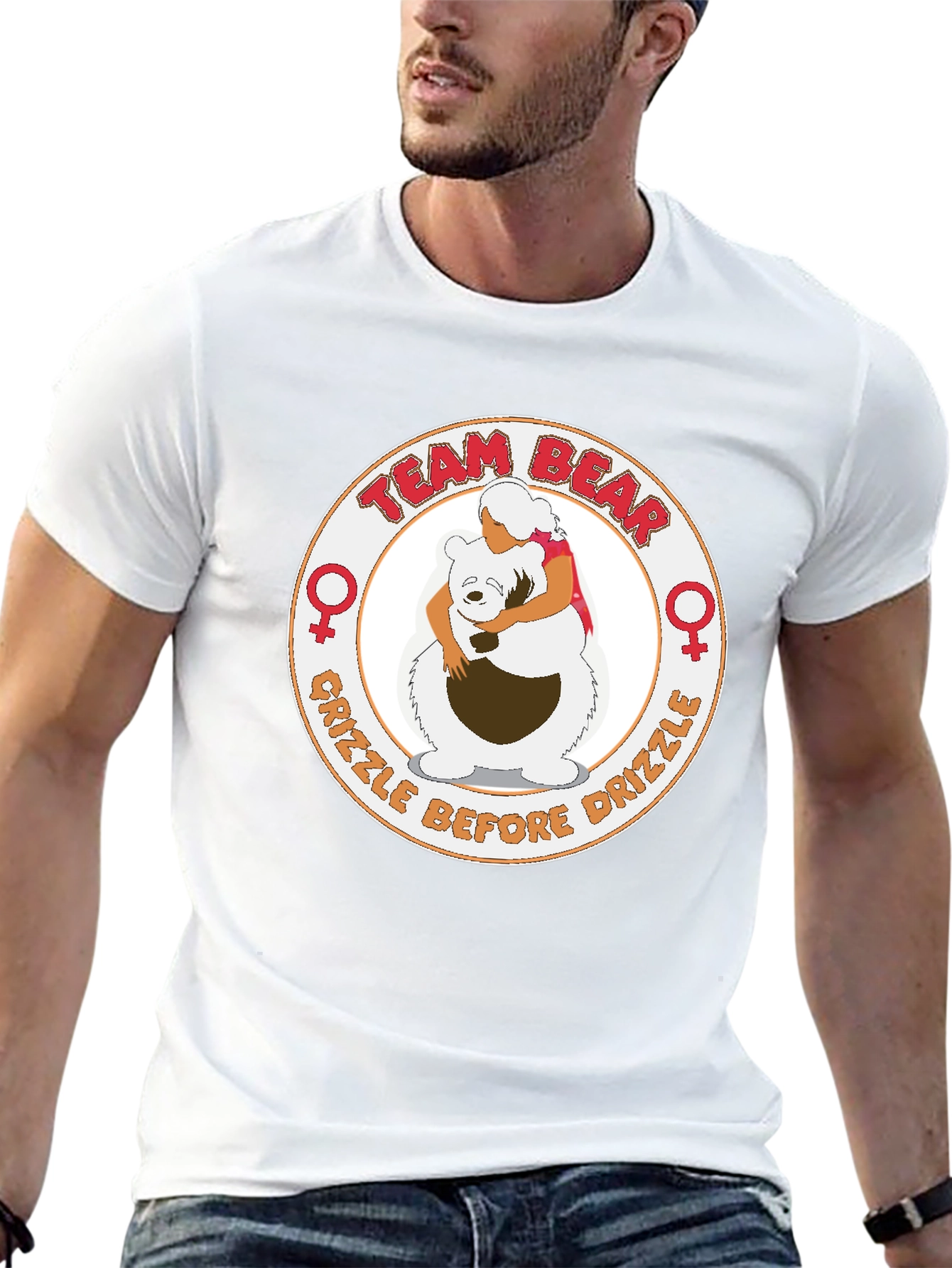 Black Team Bear Graphic T-Shirt view 13