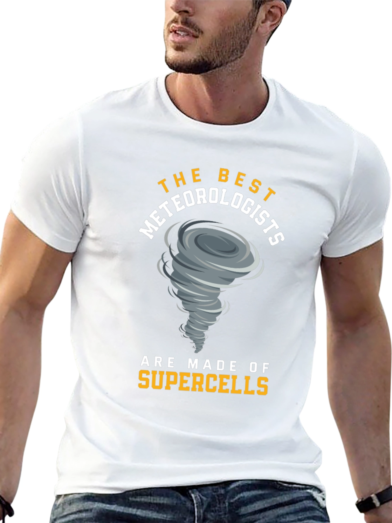 Black Meteorologist Supercell T-Shirt view 13