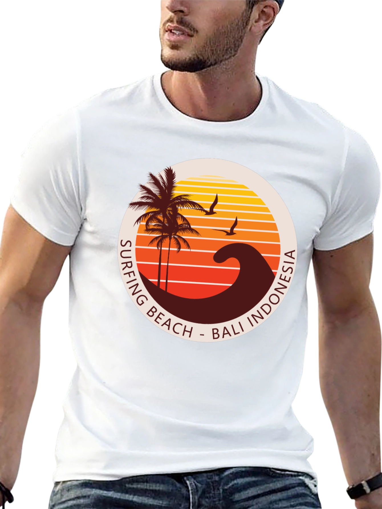 Bali Surfing Beach T-Shirt - 13
