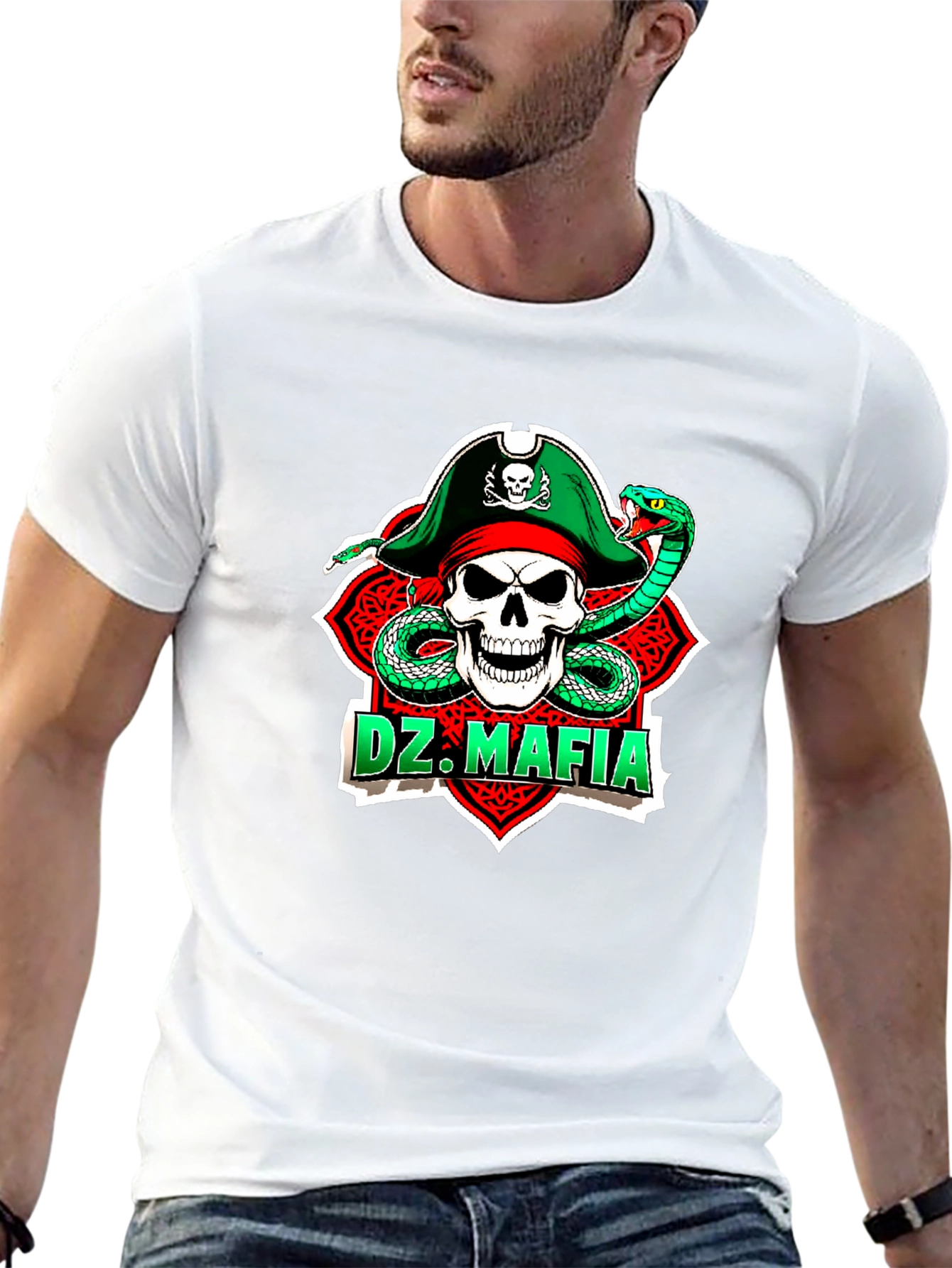 DZ Mafia Skull Pirate T-Shirt - 13