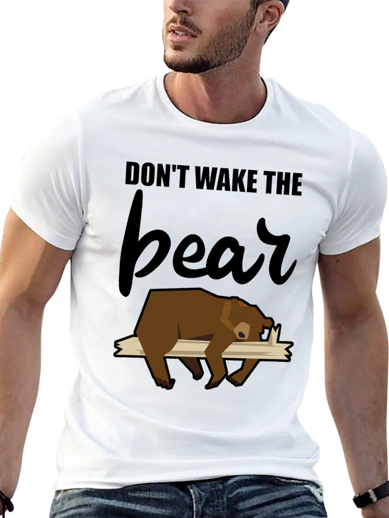 Black Don't Wake the Bear T-Shirt view 13