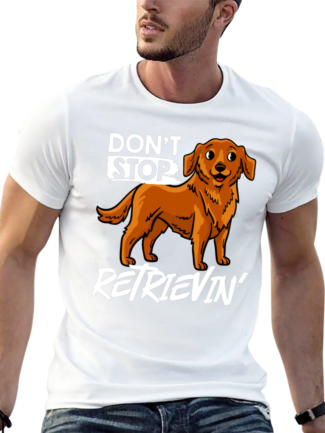 Black Don't Stop Retrievin' Graphic Tee view 13