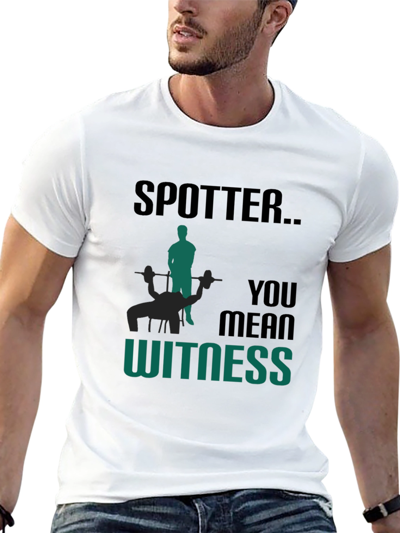 Black Spotter Witness Graphic T-Shirt view 13