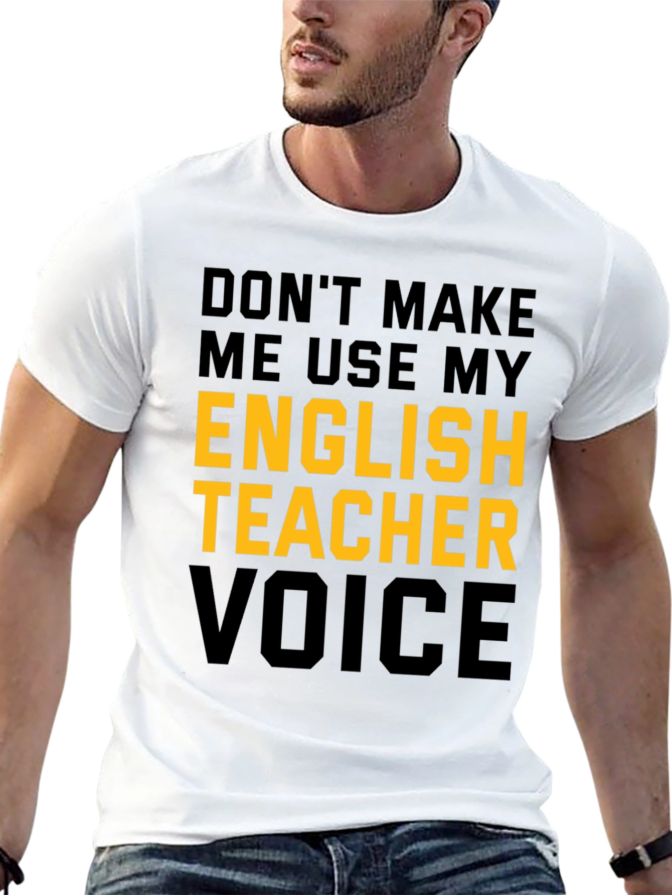 Black English Teacher Voice Graphic Tee view 13