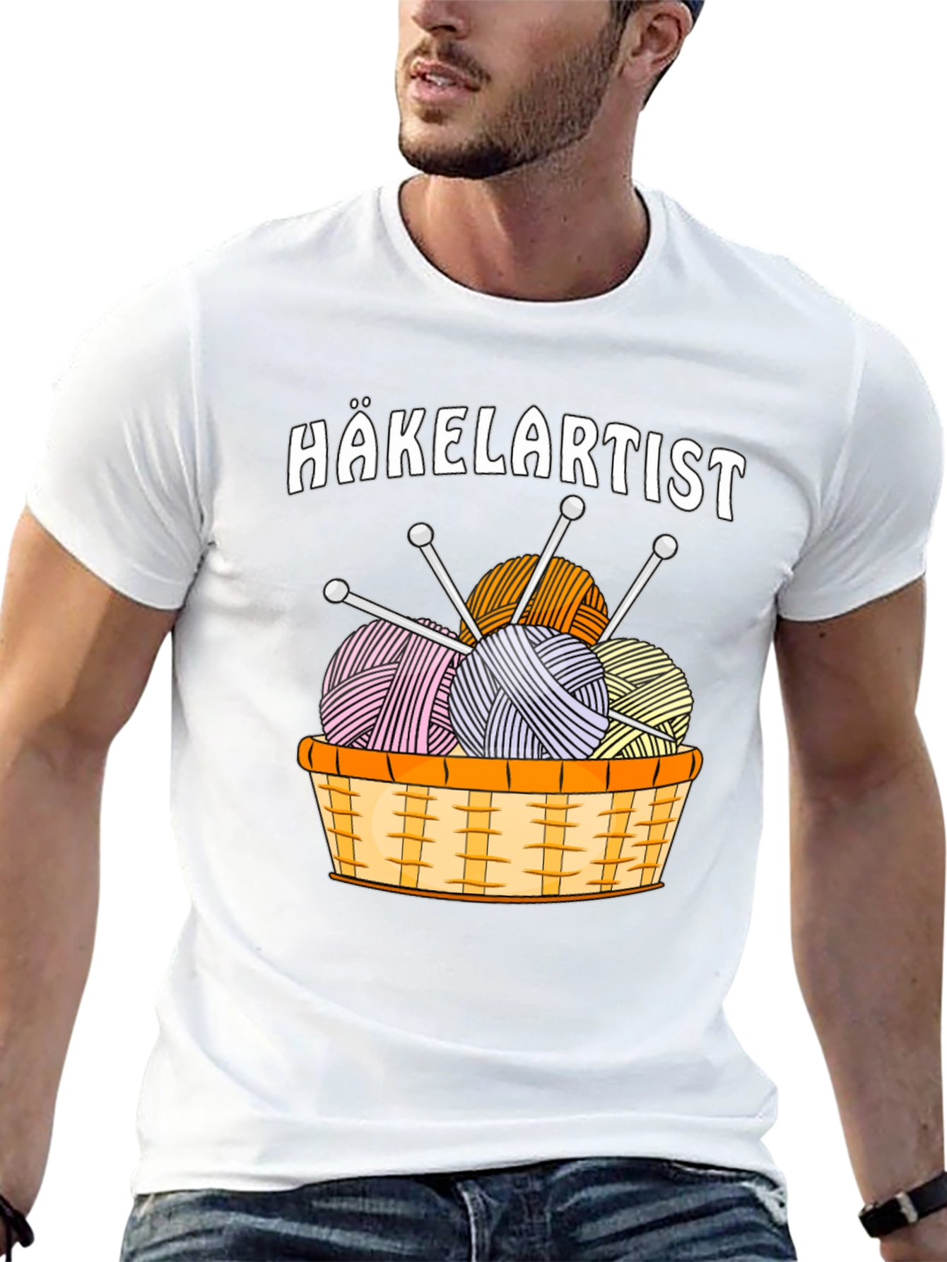 Häkelartist T-Shirt - Knitting Artist Tee - 13