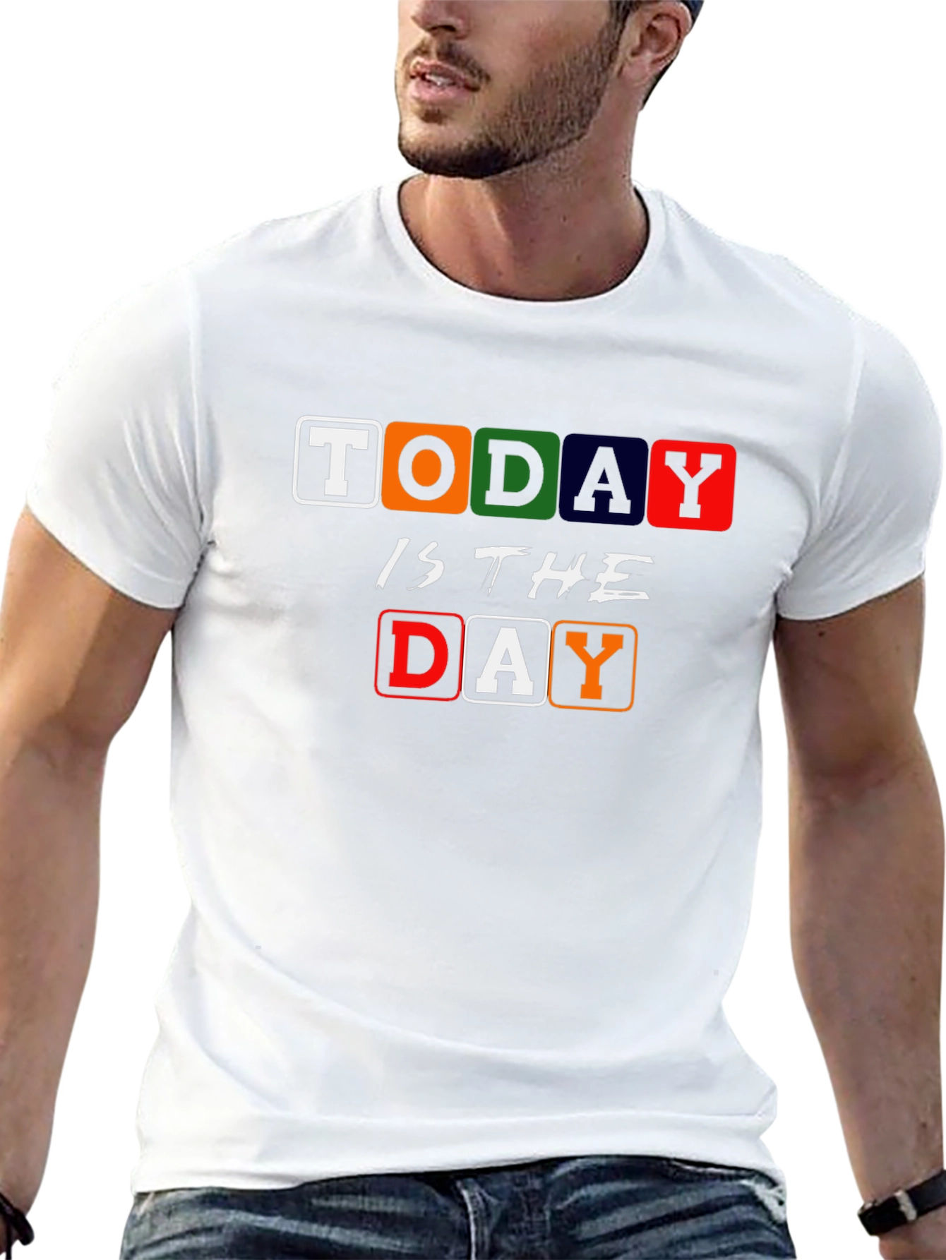 Black Today Is The Day Graphic T-Shirt - Stylish & Comfortable Tee view 13