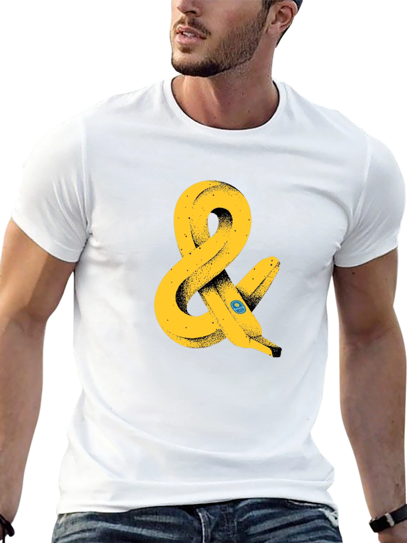 Black Banana Ampersand Graphic T-Shirt - Black view 13