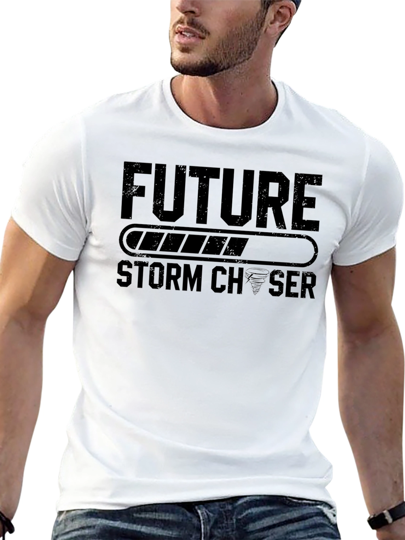 Black Future Storm Chaser Black T-Shirt view 13