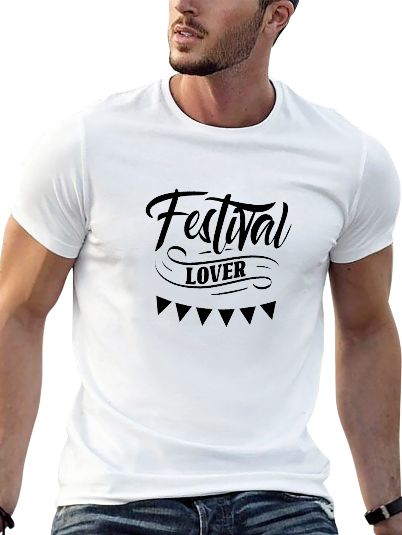 Black Festival Lover Black T-Shirt view 13