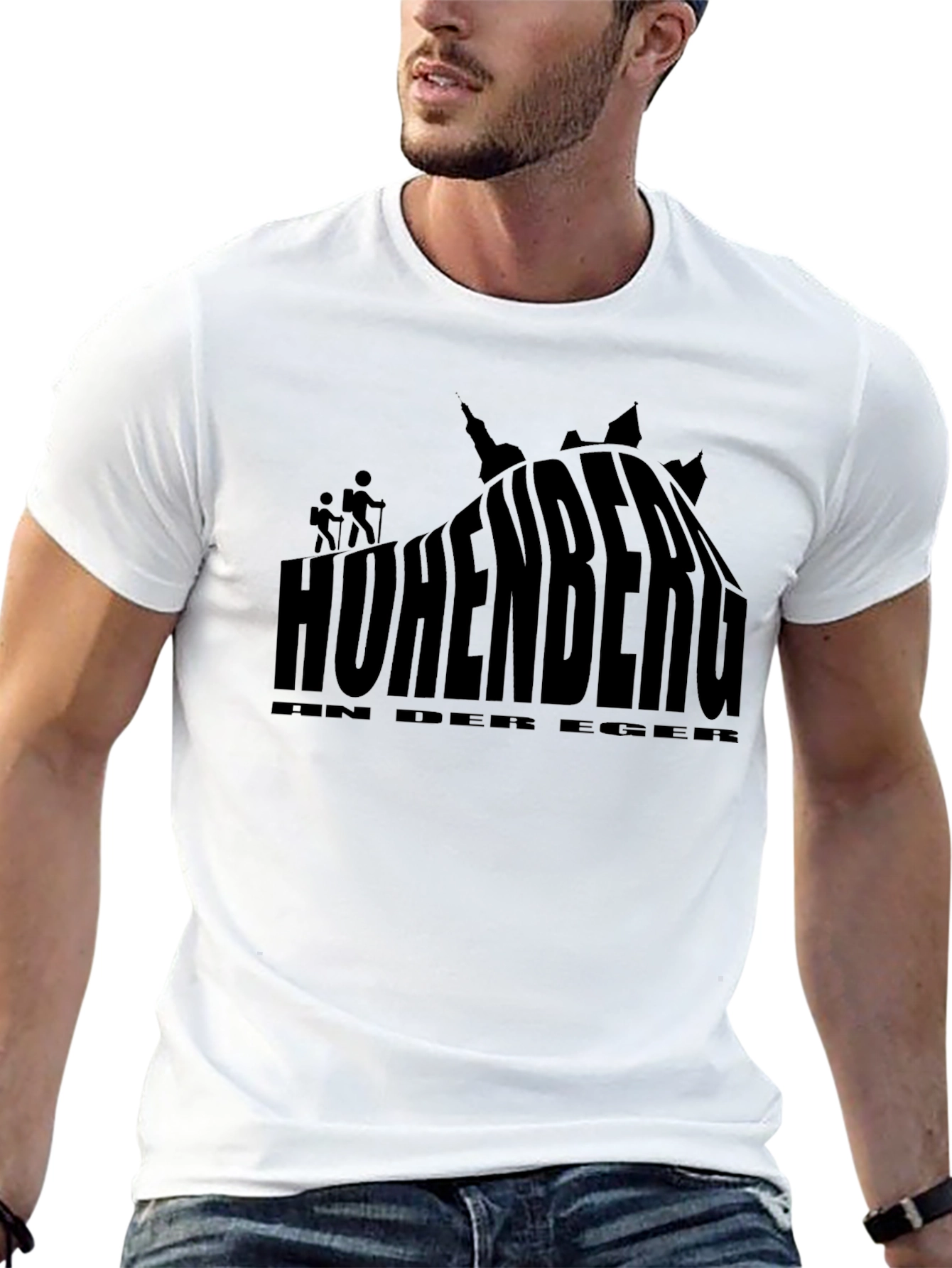 Hohenberg T-Shirt Black Crew Neck - 13