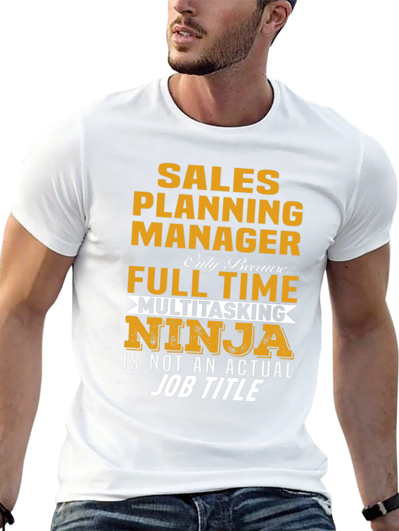 Black Sales Planning Manager T-Shirt view 13