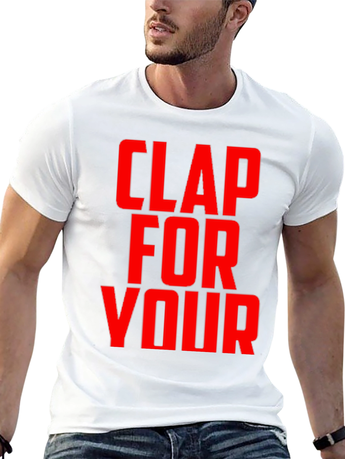 Black Clap For Your T-Shirt - Bold Graphic Tee view 13