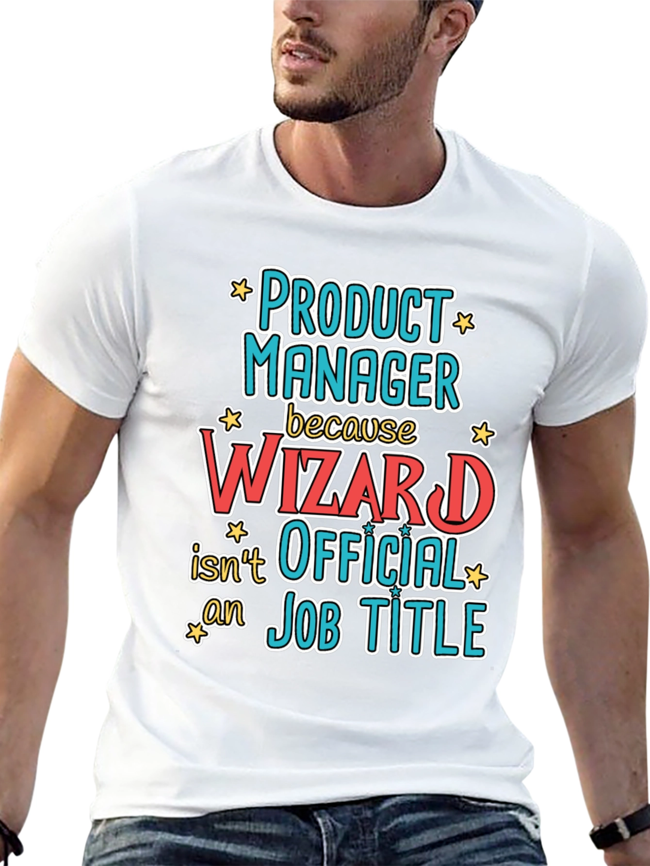 Black Product Manager Wizard Graphic Tee view 13