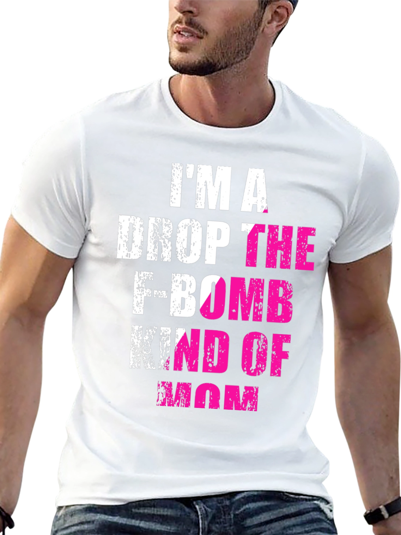 Black I'm a Drop the F-Bomb Kind of Mom T-Shirt view 13